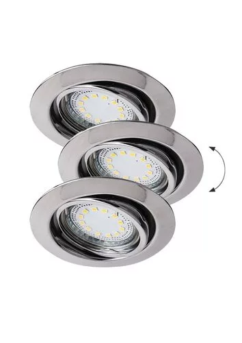 Rábalux LITE 1050 Beépíthető spotlámpa 3x50W/GU10 3000K 240LM IP40