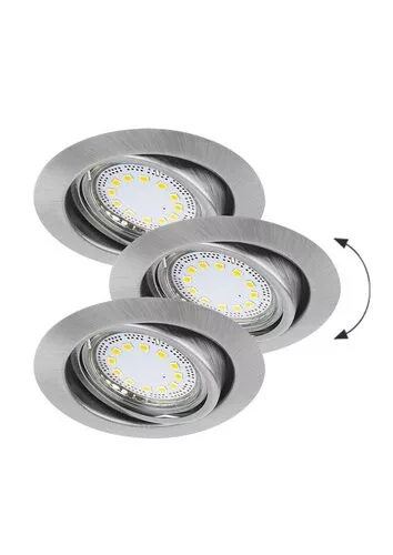 Rábalux LITE 1166 Beépíthető spotlámpa 3x50W/GU10 3000K 240LM IP40