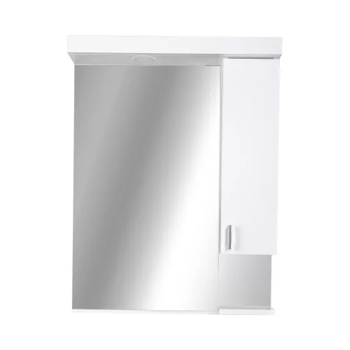 Viva STYLE Tükrös fürdőszobai szekrény LED világítással - JOBBOS szekrénnyel - 55 x 97 x 17 cm