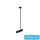 UNIVERSO Spot lámpatest 1xGU10 Max.35w IP20 D60x220mm állítható:830-1170mm Fekete