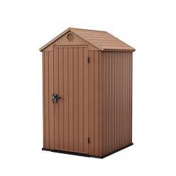 Darwin 4x4 műanyag kerti ház barna
