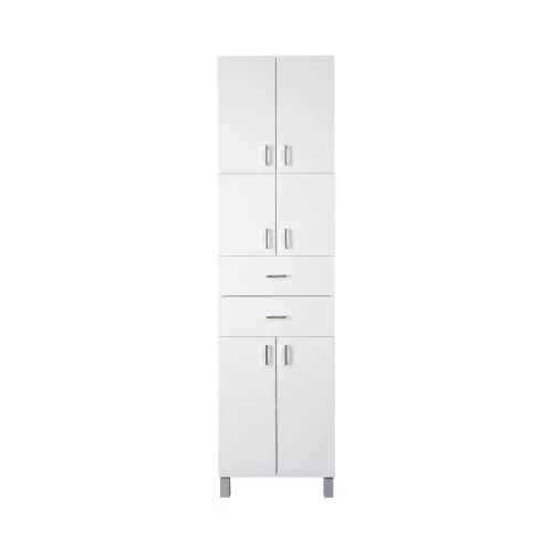 Viva STYLE fürdőszobai ÁLLÓSZEKRÉNY 192 magas POLCOS - 50 x 35 x 192 cm