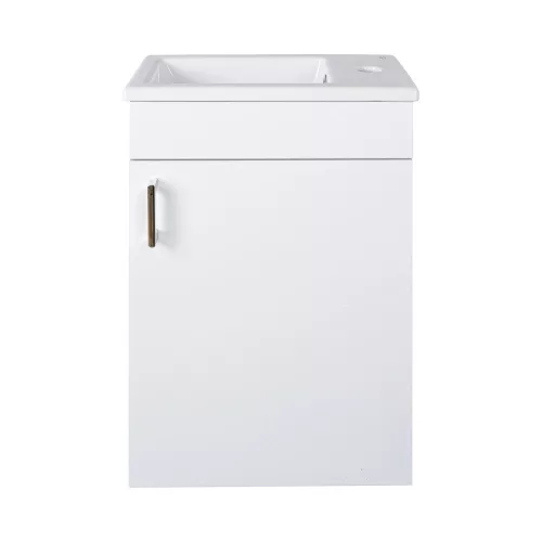 VivaStyle NIKA - fali függesztett - fürdőszobabútor CeraStyle 71100 mosdóval - JOBBOS - 42 x 24 cm
