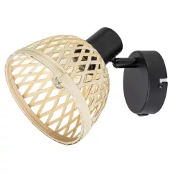 Rábalux RATTAN 3133 Fali lámpa 1x15W/E14 IP20