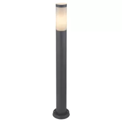   Globo 31588A Kültéri állólámpa antracit, rozsamentes acél, műanyag fehér búrával. IP44, ø: 127, H:800, exkl. 1xE27 23W 230V
