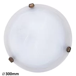 Rábalux ALABASTRO 3203 Plafonlámpa 1x60W/E27 IP20