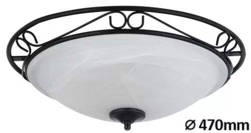 Rábalux ATHEN 3723 Plafonlámpa 3x60W/E27 IP20