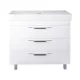 TMP TRIO 100D álló fürdőszobabútor - CeraStyle SHARP - 37600 DUPLA csaplyukas mosdóval - 100 x 48 cm