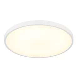   Globo 41566-15W Mennyezeti lámpa, matt fehér műanyag, felfelé is világít "háttérvilágítás", ø: 230mm, M: 35.5mm, tartozék: LED 15W 230V, 1300lm forrás, 650lm kimenet, 4000K