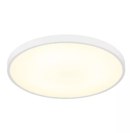 Globo 41566-15W Mennyezeti lámpa, matt fehér műanyag, felfelé is világít "háttérvilágítás", ø: 230mm, M: 35.5mm, tartozék: LED 15W 230V, 1300lm forrás, 650lm kimenet, 4000K