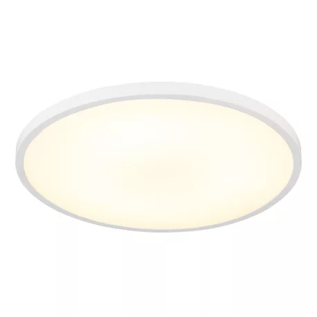 Globo 41566-20W Mennyezeti lámpa, matt fehér műanyag, felfelé is világít "háttérvilágítás", ø: 300mm, M: 35mm, tartozék: LED 20W 230V, 2400lm forrás, 1000lm kimenet, 4000K