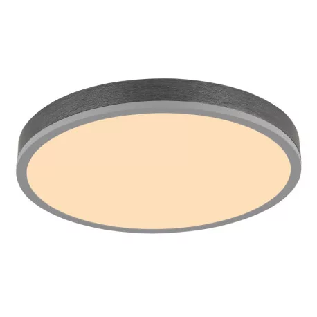 Globo 416080AD2R Mennyezeti lámpa, alumínium ezüst, MDF szürke sötét, műanyag fehér, ø: 450mm, M: 85mm, tartozék: LED 24W 230V, 2500lm forrás, 1200lm kimenet, 3000K