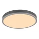 Globo 416080AD2R Mennyezeti lámpa, alumínium ezüst, MDF szürke sötét, műanyag fehér, ø: 450mm, M: 85mm, tartozék: LED 24W 230V, 2500lm forrás, 1200lm kimenet, 3000K