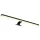 Globo 41923B Fali könnyű fém fekete matt, alumínium fekete matt, műanyag fehér, IP44, SZxM: 600x40mm, Mélység: 120mm, LED 12W 230V, 1330lm forrás, 530lm kimenet, 4000K