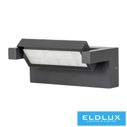   UNIVERSO Kürtéri fali lámpa 21w 1800lm CCT 203x108x80mm IP65 szürke 5év