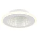 Globo 48919-12R Mennyezeti lámpa fém fehér matt, műanyag tükrös 3D hatás, akril opál, ø: 225mm, M: 40mm, LED 12W 230V, 1500lm forrás, 750lm kimenet, 4000K