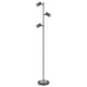Globo 57910SG Állólámpa fém grafit, fém fa megjelenés, fém grafit, HxSzxM: 250x230x1540mm, kábelhossz 1800mm, 3x GU10 LED 5W 230V fényforrás nélkül szállítva