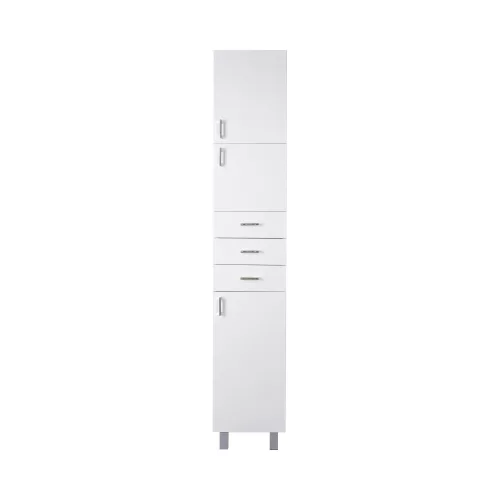 Viva STYLE fürdőszobai ÁLLÓSZEKRÉNY 192 magas POLCOS - JOBBOS - 35 x 28 x 192 cm