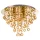 Globo 63040345X Mennyezeti lámpa, fém arany színű, ø: 380mm, M: 260mm, 3x E14, max. 6W LED 230V izzók nélkül