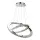 Globo 67032-60 Függeszték,króm,K9 kristály ø: 640 és 480 mm, H:1800mm, tartozék: 1xLED 56W ,4400lm, 4000K