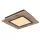 Globo 67292D2 Mennyezeti lámpa fém fekete matt, MDF fa hatású sötét, műanyag fehér, HxSzxM.: 300x300x45mm, LED-del 12W 230V, 1400lm forrás, 600lm kimenet, 3000K
