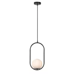   RÁBALUX 72028 GHITA Glamour Függesztett Lámpa Fekete E27 IP20