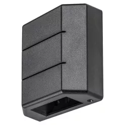 RÁBALUX 7319 LIPPA Modern Kültéri Fali Lámpa Fekete IP44