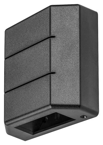 RÁBALUX 7319 LIPPA Modern Kültéri Fali Lámpa Fekete IP44