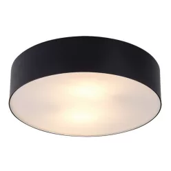   RÁBALUX 75065 DOLEN Modern Kültéri Mennyezeti Lámpa Fekete E27 IP44