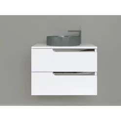   Piramida EURIDIKA fali fürdőszobabútor - mosdópult mosdó nélkül -2 fiókos - 75 x 48 x 53 cm