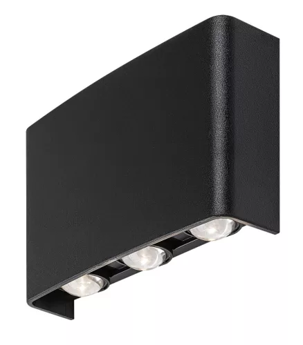 RÁBALUX 77192 PORTEL Modern Kültéri Fali Lámpa Fekete IP44