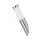 Rábalux INOX TORCH 8261 Fali lámpa 1x25W/E27 IP44