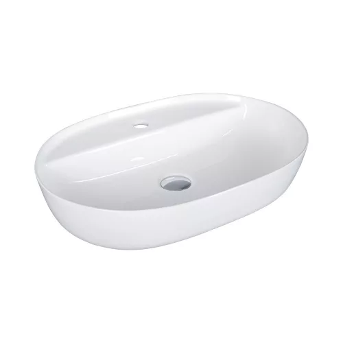 Eros ROCK 5 - PULTRA ültethető - Top Counter - porcelán mosdó - 60 x 40 cm