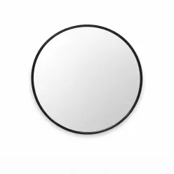   Viva AURA DELTA fürdőszoba tükör - érintésmentes kapcsoló - FEKETE - LED - KEREK - átmérő 60 cm
