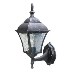  RÁBALUX 8397 TOSCANA Klasszikus Kültéri Fali Lámpa Antik Ezüst E27 IP44