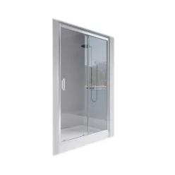   Vela Banyo KAYRA zuhany tolóajtó - 6 mm víztiszta vízlepergető üveggel - 140 x 190 cm
