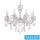 UNIVERSO Csillár 8 karos 8xE14 Max.40W D68x68cm fehér/arany