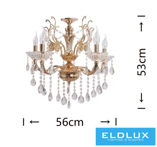 ELDLUX A12-O Kristály Csillár IP20