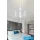 UNIVERSO Csillár 3 karos 3xE14 Max.40W D58x100cm fehér