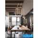 UNIVERSO Kender kötél csillár 6xE27 max. 240V ∅600×1500mm fekete