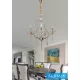 UNIVERSO Csillár 3 karos 3xE14 Max.40W D50x110cm arany
