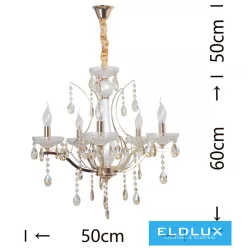 ELDLUX A60-5 Kristály Csillár IP20