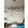 UNIVERSO Kender kötél csillár 6xE27 IP20 1100x1300mm fekete