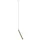 Aldex STICK 1067PL_G_L Plafonlámpa 1x35W/G9