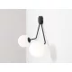 Aldex HOLM 1082D1 Fali lámpa 2x40W/E14