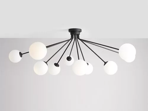 Aldex HOLM 1082PL_M1 Plafonlámpa 10x40W/E14