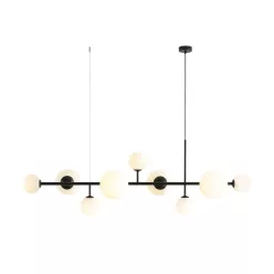   Aldex DIONE 9 BLACK 1092N1 Függőlámpa 9x40W/60W/E14/E27 IP20