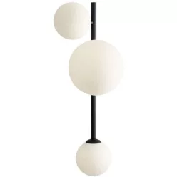 Aldex DIONE BLACK 1092Y1 Fali lámpa 1x60W/E14+2x40W/E27