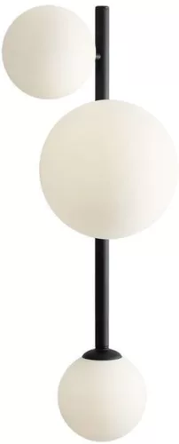 Aldex DIONE BLACK 1092Y1 Fali lámpa 1x60W/E14+2x40W/E27