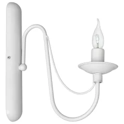Aldex RÓŻA BIAŁA 397C Fali lámpa 1x40W/E14